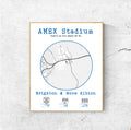 AMEX Stadium plakat - Brighton & Hove Albion