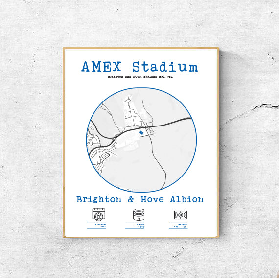 AMEX Stadium plakat - Brighton & Hove Albion