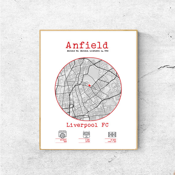 Anfield plakat - Liverpool F.C.