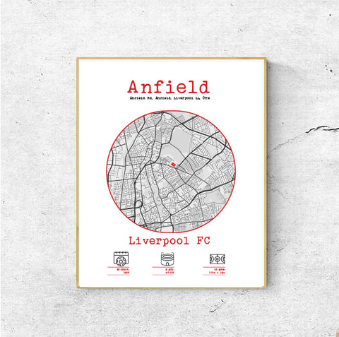 Anfield plakat - Liverpool F.C.