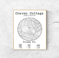 Craven Cottage plakat - Fulham F.C.