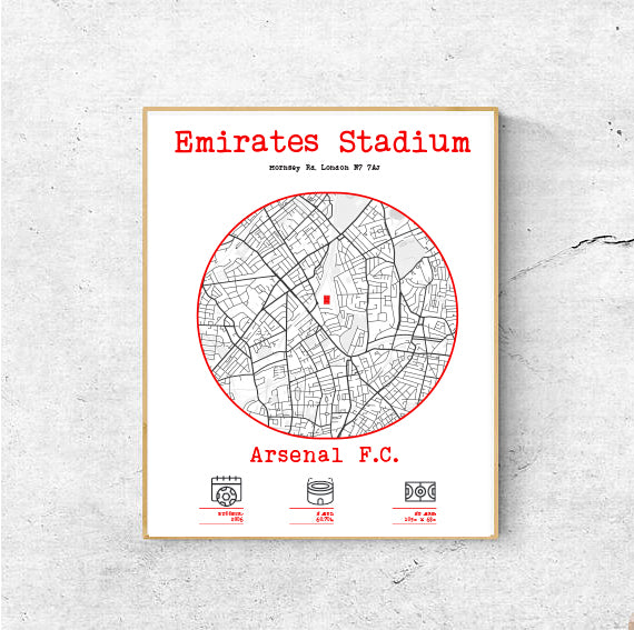 Emirates Stadium plakat - Arsenal F.C.