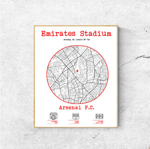Emirates Stadium plakat - Arsenal F.C.