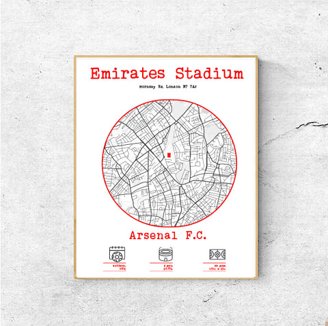 Emirates Stadium plakat - Arsenal F.C.