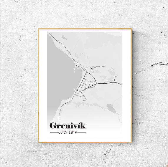 Grenivík Kortamynd