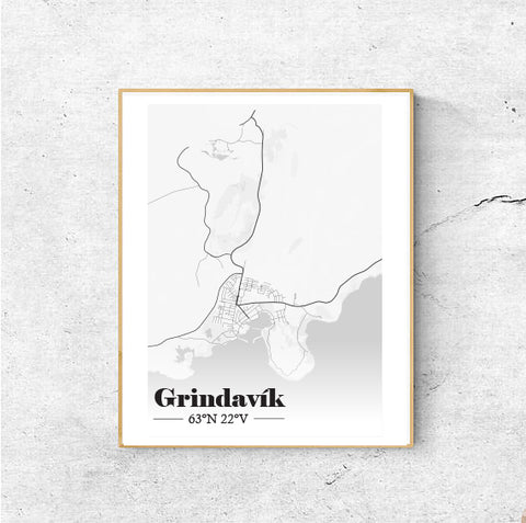 Grindavík Kortamynd