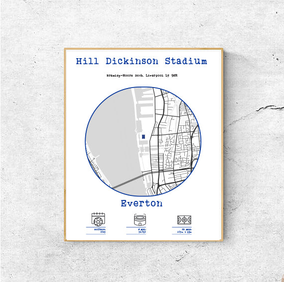 Hill Dickinson Stadium plakat - Everton F.C.