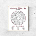 London Stadium plakat - West Ham Utd