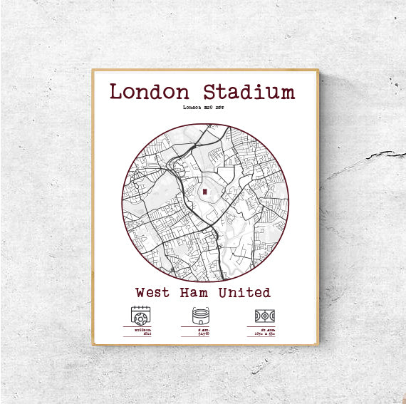 London Stadium plakat - West Ham Utd