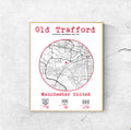 Old Trafford plakat - Manchester Utd