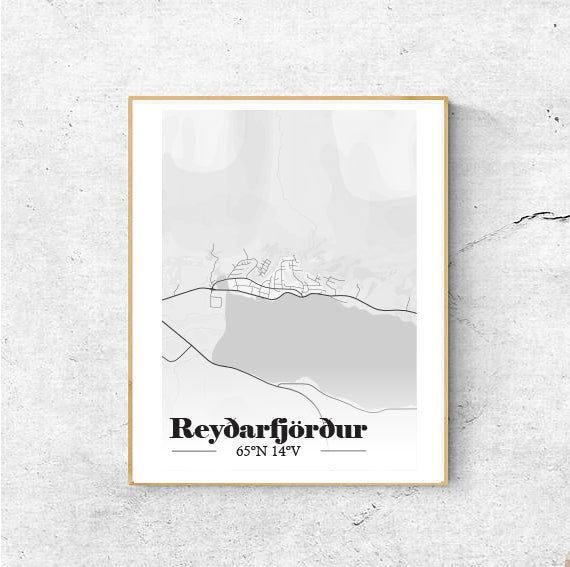 Reyðarfjörður Kortamynd