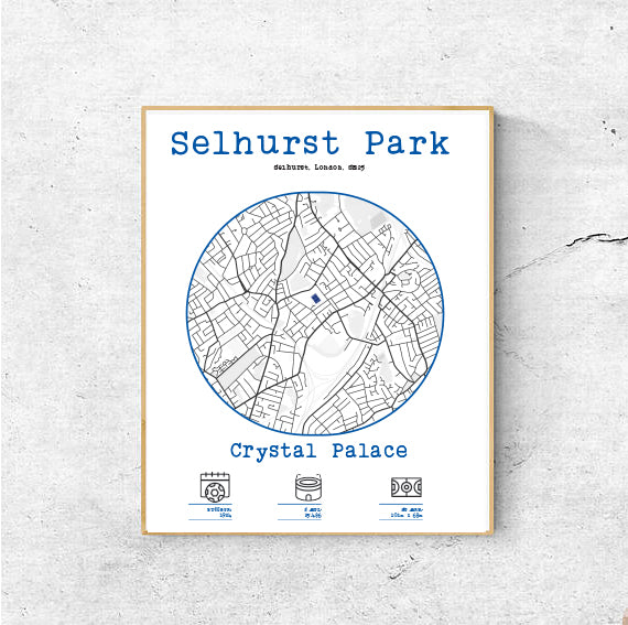 Selhurst Park plakat - Crystal Palace