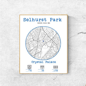 Selhurst Park plakat - Crystal Palace