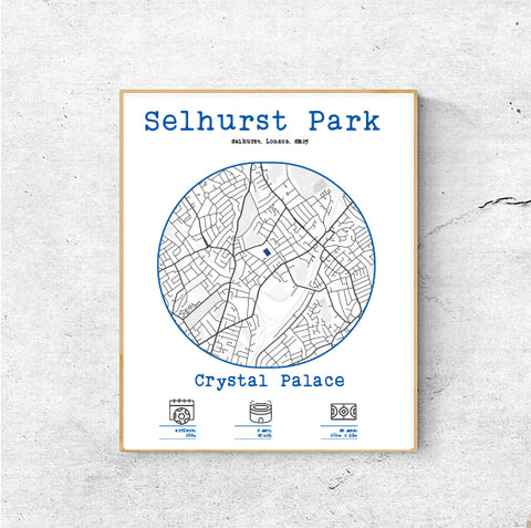 Selhurst Park plakat - Crystal Palace