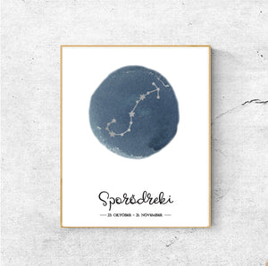 Stjörnumerki - Sporðdreki plakat