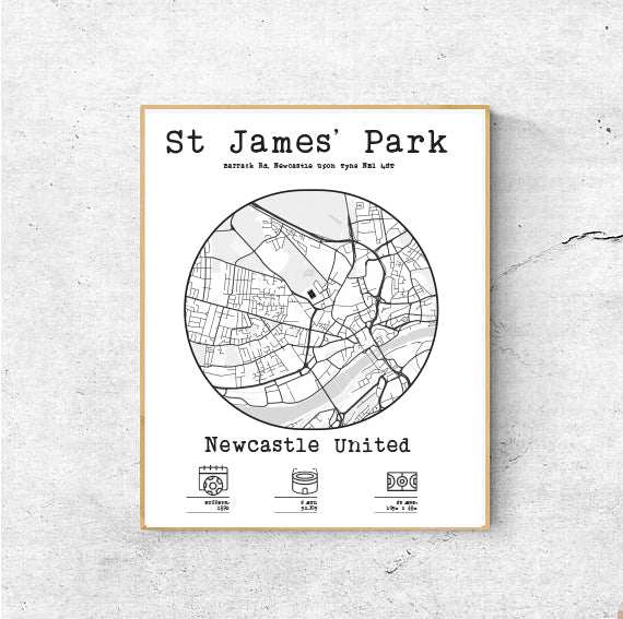 St James’ Park plakat - Newcastle Utd