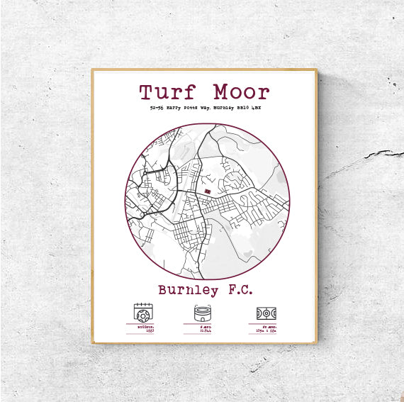 Turf Moor plakat - Burnley F.C.
