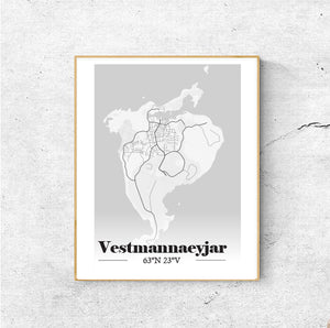 Vestmannaeyjar Kortamynd