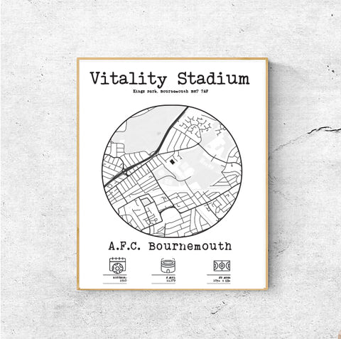 Vitality Stadium plakat - A.F.C. Bournemouth
