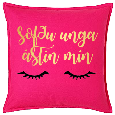 Sofðu unga ástin mín - bleikur